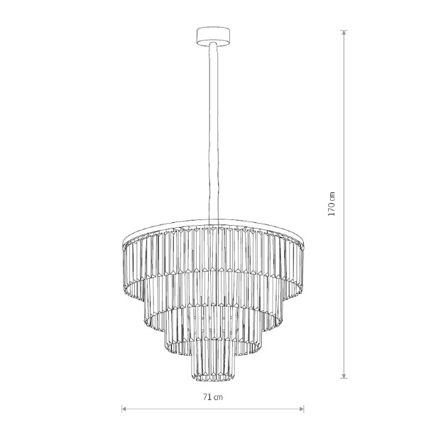 Подвесная люстра Cristal L 7615