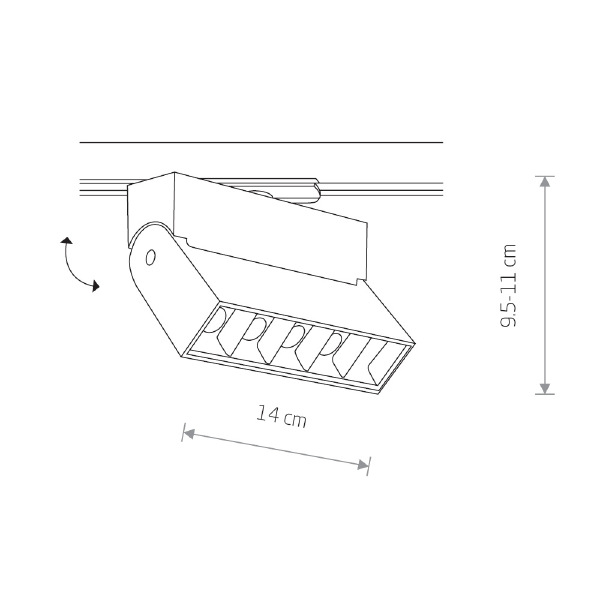 Трековый светильник Profile Focus Led 7620