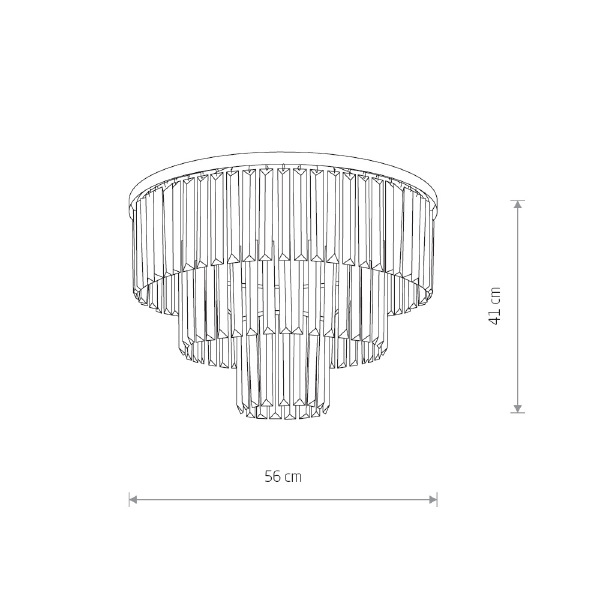 Потолочная люстра Cristal M 7628