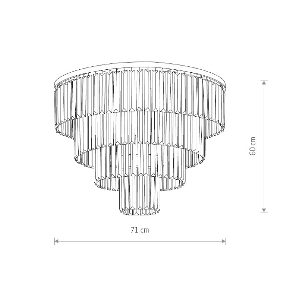 Потолочная люстра Cristal L 7631