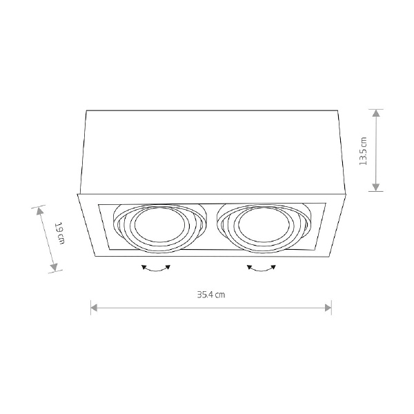 Накладной светильник Box 7650