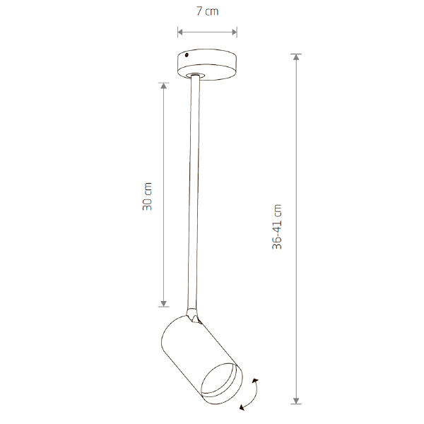 Светильник спот Mono Long M 7674