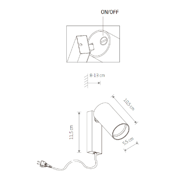 Светильник спот Mono 7781