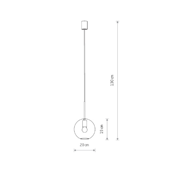 Светильник подвесной Sphere M 7848