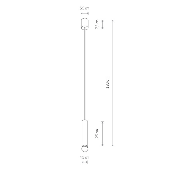 Светильник подвесной Baton 7852
