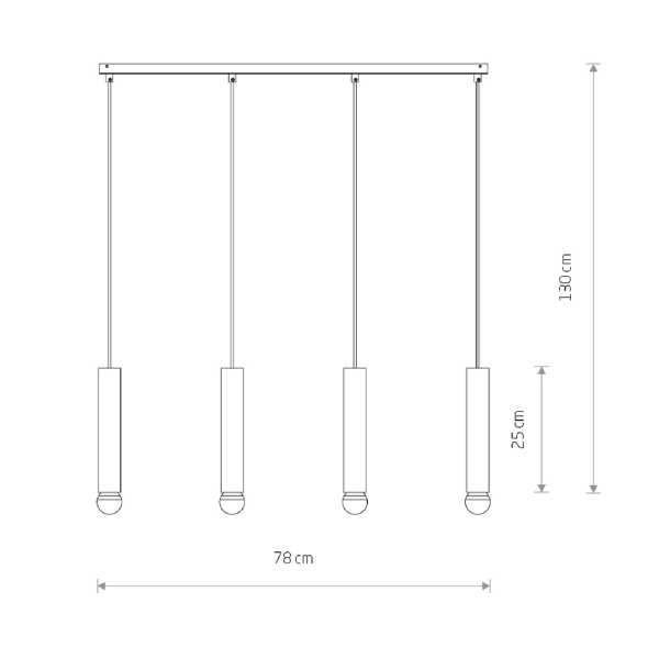 Светильник подвесной Baton 7853