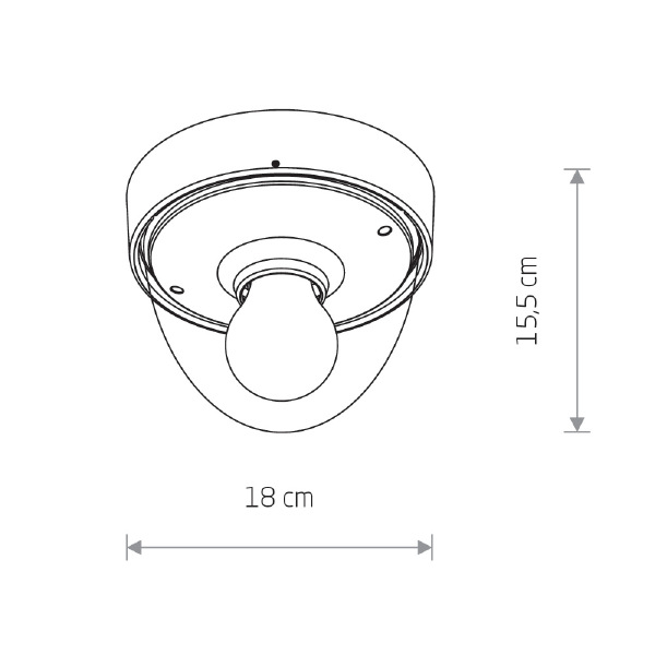 Уличный потолочный светильник Nook 7978
