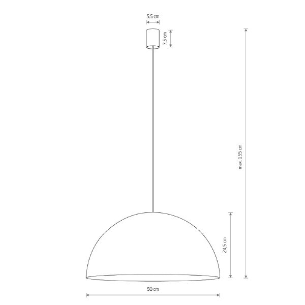 Светильник подвесной Hemisphere L 10298