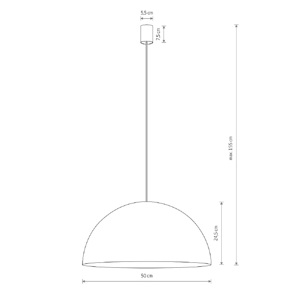 Светильник подвесной Hemisphere L 10297