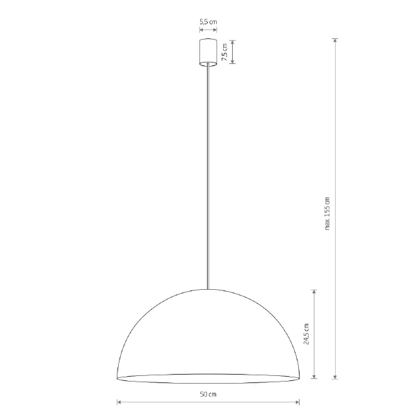 Светильник подвесной Hemisphere L 10296