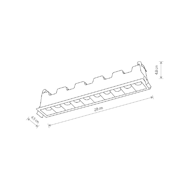 Встраиваемый светильник Mini Led 10045