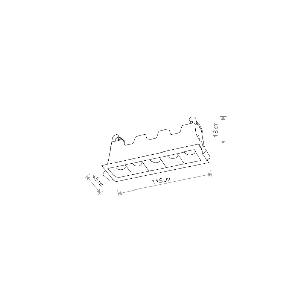 Встраиваемый светильник Mini Led 10043