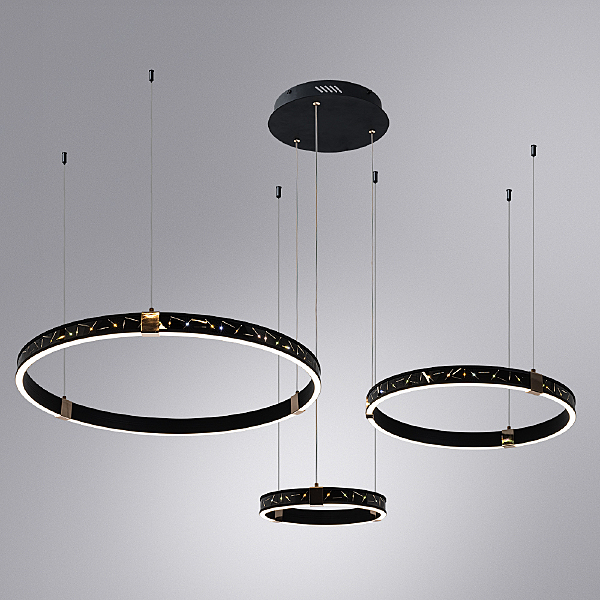 Подвесная люстра Arte Lamp A2222SP-3BK