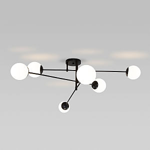Потолочная люстра Netz 30181/6 черный Smart