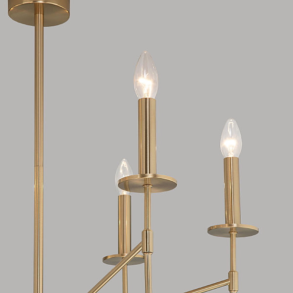 Люстра на штанге Anders 60142/6 латунь Smart