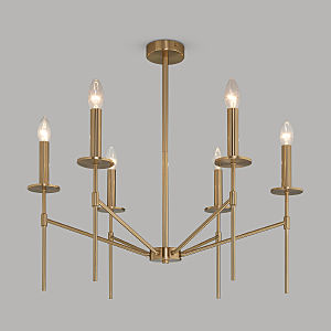 Люстра на штанге Anders 60142/6 латунь Smart