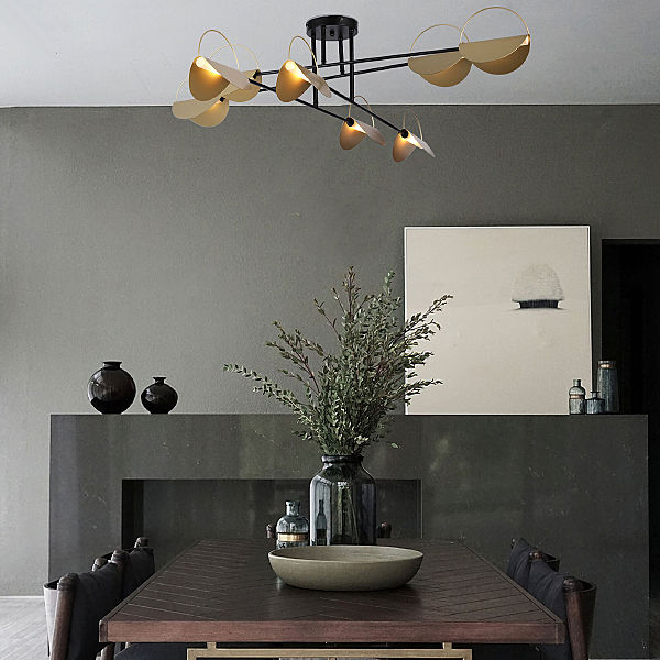 Потолочная люстра Grazia 70148/8 черный/золото Smart