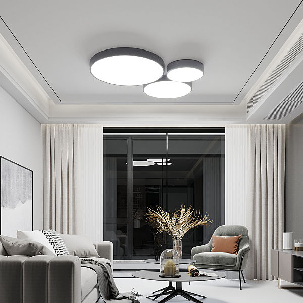 Светильник потолочный Entire 90320/1 серый