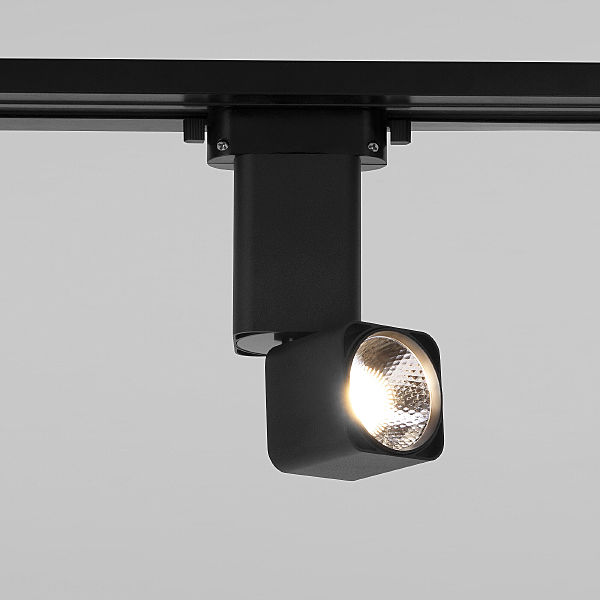 Трековый светильник Cubus Cubus чёрный матовый 10W 4200K (85516/01) однофазный