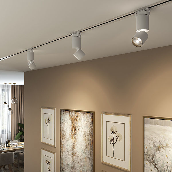 Трековый светильник Sens Sens белый матовый 10W 4200K (85047/01) однофазный