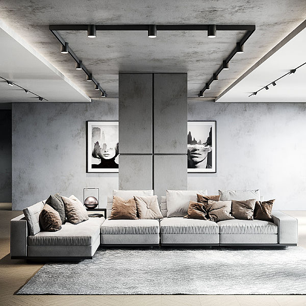 Трековый светильник Slim Magnetic Slim Magnetic Трековый светильник 12W 4200K Solo (чёрный) 85054/01