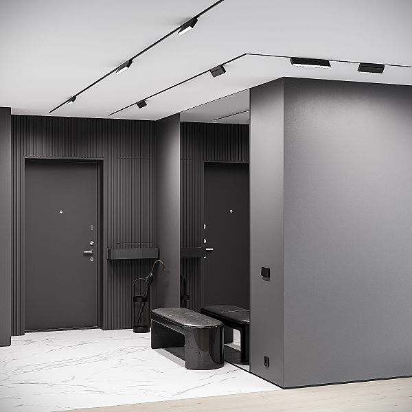 Трековый светильник Slim Magnetic Slim Magnetic Трековый светильник 18W 4200K Kos (чёрный) 85086/01