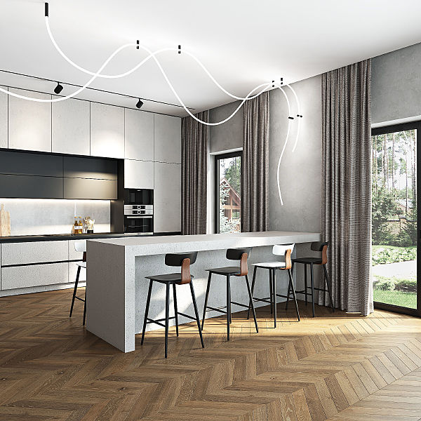 Светодиодный шнур Full light Гибкий неон 336Led 12W IP20 4200K Full light круглый дневной белый, 8 м (24V 12W 336Led 2835 IP20)