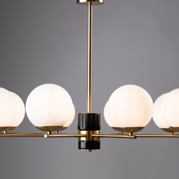 Люстра на штанге Marble FR5230PL-08BS