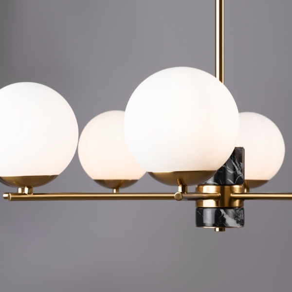 Люстра на штанге Marble FR5230PL-08BS