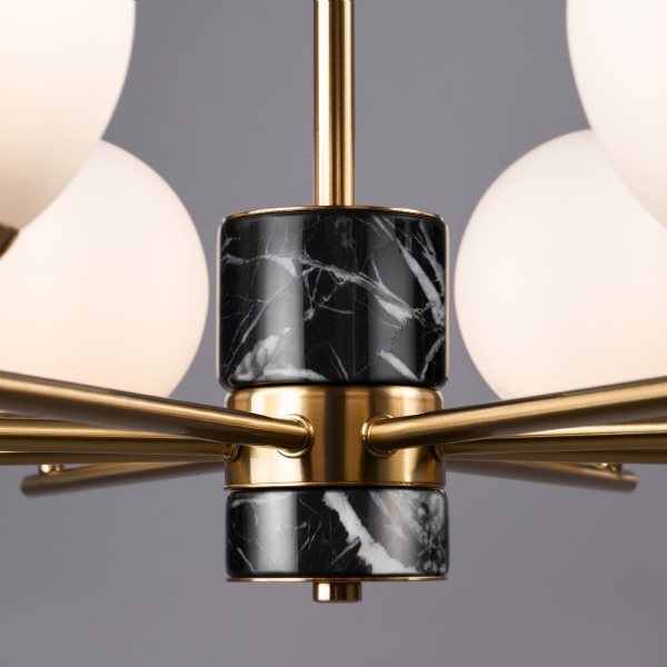 Люстра на штанге Marble FR5230PL-08BS