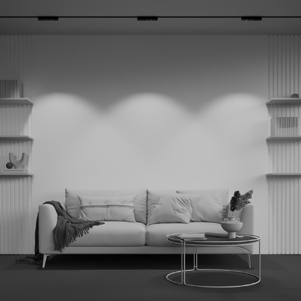 Трековый светильник POINTS Radity TR082-1-12W4K-M-B