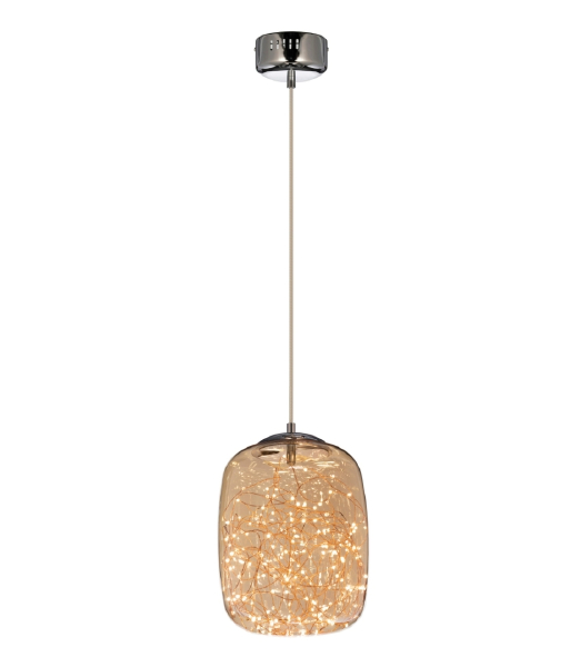Светильник подвесной Daisy LDP 6824-220 CHR+AMB