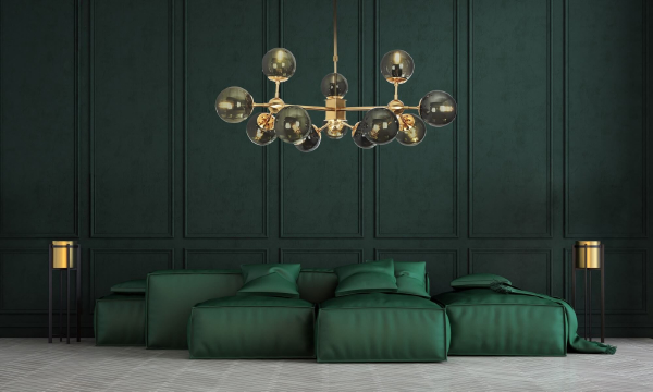 Люстра на штанге Lumina Deco LDP 160-12 MD