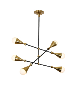 Потолочная люстра Valpina LDP 6029-6 BK+MD