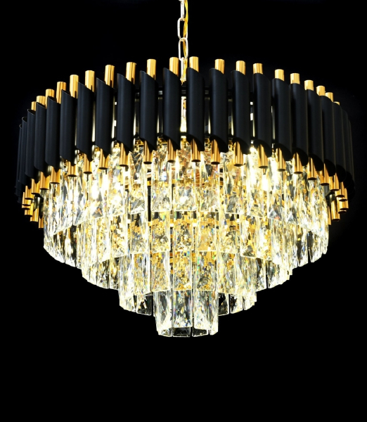 Подвесная люстра Funneli LDP 6003-500 BK+F.GD