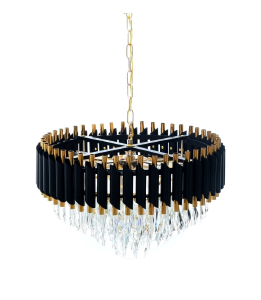 Подвесная люстра Funneli LDP 6003-500 BK+F.GD