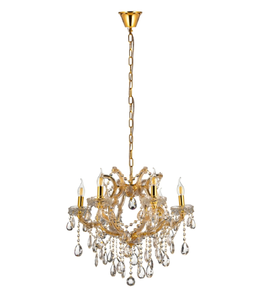 Подвесная люстра Eliza LDP 7029-6 GD