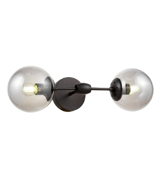 Настенное бра Lumina Deco LDW 6001-2 BK+PR