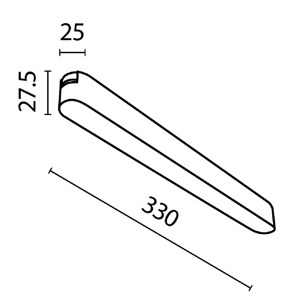 Трековый светильник BASIS Radity TR080-1-18W4K-B
