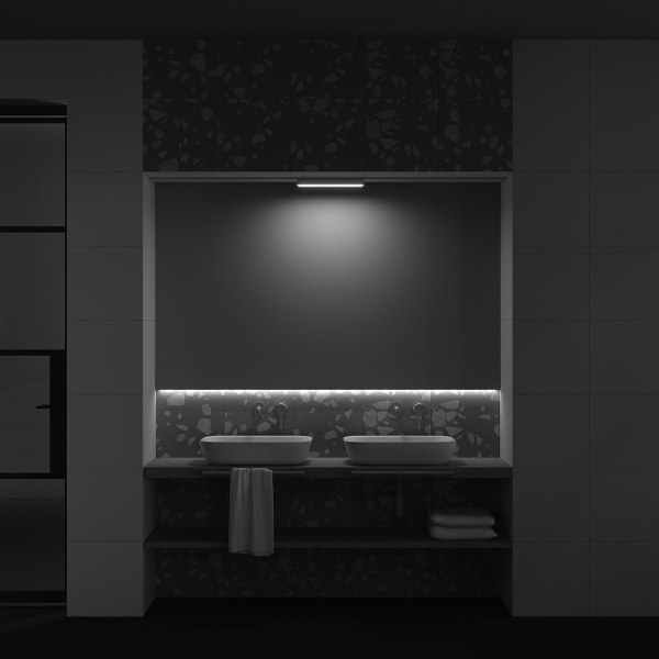 Трековый светильник BASIS Radity TR080-1-18W3K-W