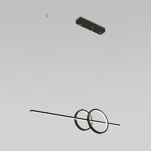 Светильник подвесной Twin 90265/1 черный