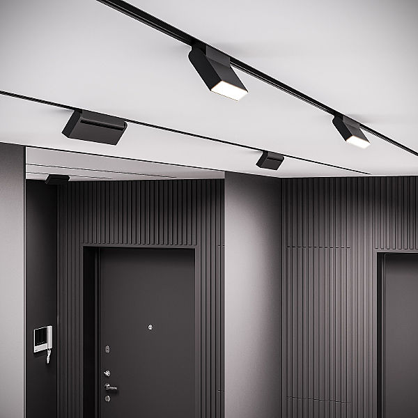 Трековый светильник Slim Magnetic 85082/01 Slim Magnetic Умный трековый светильник 12W 2700-6500K Dim Kos (чёрный)