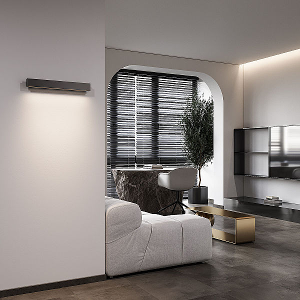 Настенный светильник LINE LINE LED черный (MRL LED 1127)