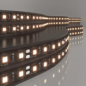 LED лента Elektrostandard Лента светодиодная 120Led 9,6W IP20 3300K тёплый белый (2835 24V 120Led 9,6W IP20 Black)