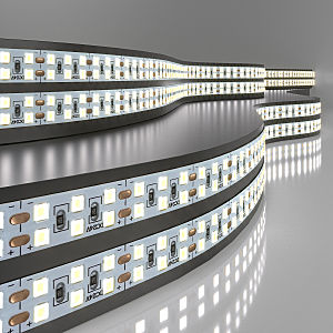 LED лента 2835 24V 240Led 18W Лента светодиодная 240LED 18W IP20 двухрядная 6500К холодный белый (2835 24V 240Led 18W IP20)
