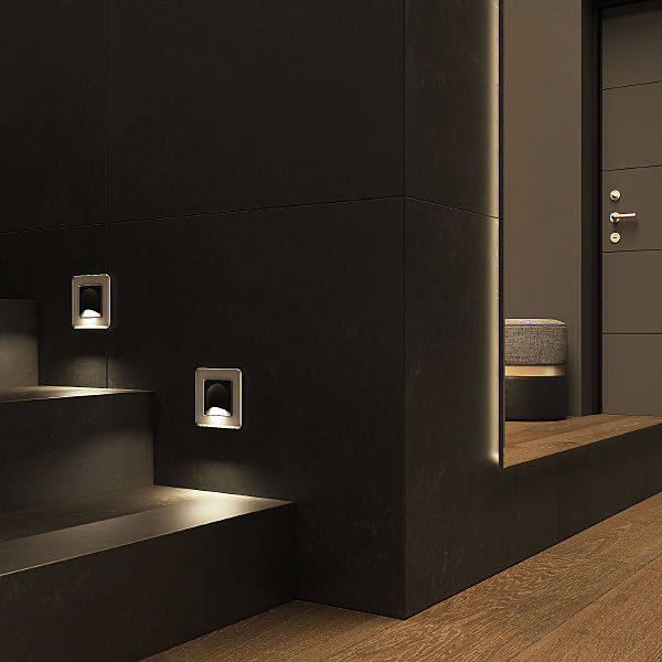 Встраиваемый светильник Werkel W1154408/ Встраиваемая LED подсветка МУН (черный матовый)