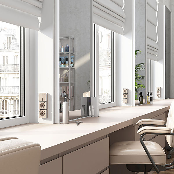 Розетка Werkel W5071710/ Розетка с заземлением, шторками и USB тип A+C Gallant (шампань рифленый)