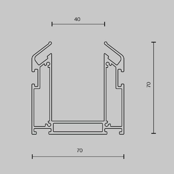 Профиль Accessories for tracks Gravity TRA010MP-212S