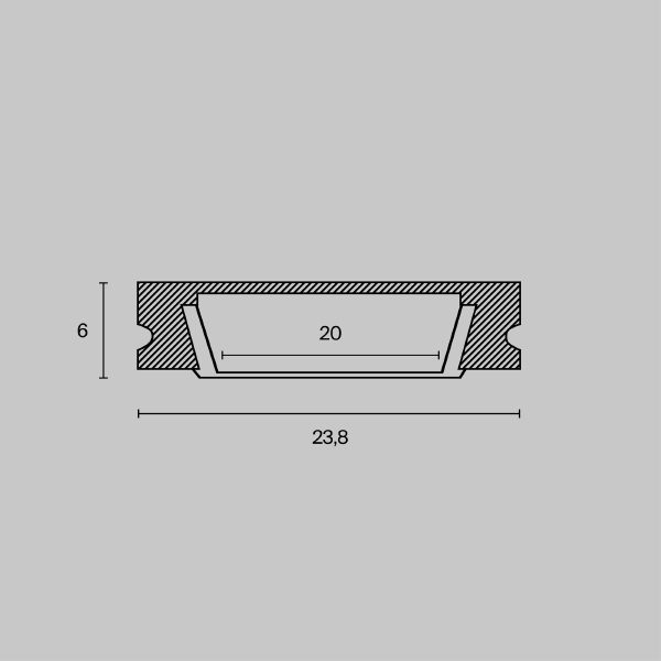 Профиль ALM002S-2M