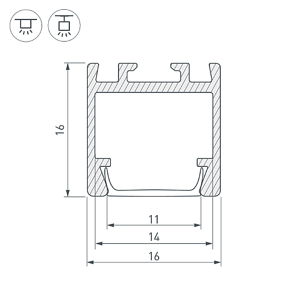 Профиль Arlight 021648